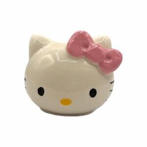 Sanrio Hello Kitty Head Ceramic Tooth Brush Holder / Vase
